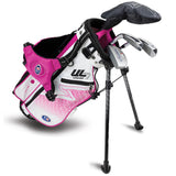 US Kids Golf Juniors UL7-42 4-Piece Complete Set Pink/White