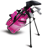 US Kids Golf Juniors UL7-45 4-Piece Complete Set Pink/White