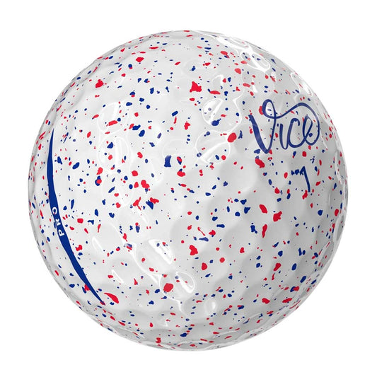 Vice Pro Drip Red/Blue Golf Balls