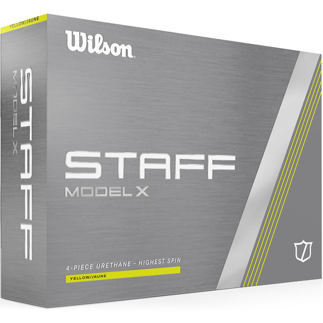 Wilson Staff Model X Yellow Personalized Golf Balls