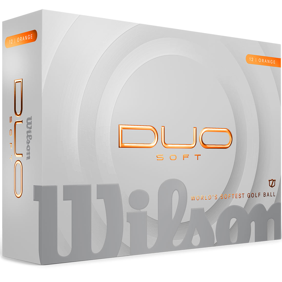 Wilson DUO Soft Orange Golf Balls