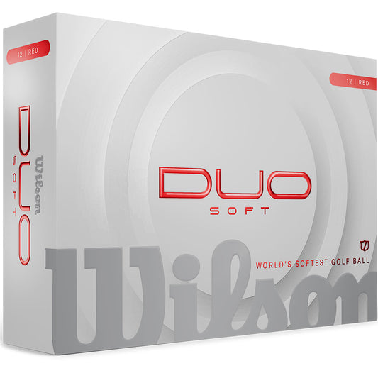 Wilson DUO Soft Red Golf Balls